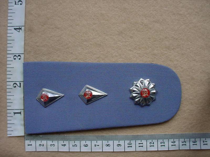 7137 SWA Police Colonels rank epaulette (Ref. Ranks SWAPOL)