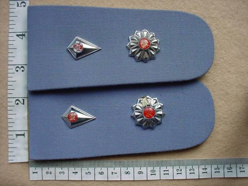 7138 SWA Police Chief Inspectors rank epaulettes (Ref. Ranks SWAPOL)