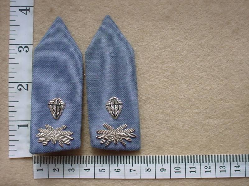 7155 SWA Police Chief Inspectors and Inspectors rank gorgets (Ranks SWAPOL)