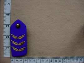 7091 SWA Traffic Police Chief Traffic Officer collar rank (Ref. Police SWA)