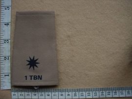 6212 1 Transkei Battalion 2nd Lieutenant rank epaulette (Ref. Ranks Transkei)