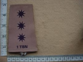 6213 1 Transkei Battalion Captain rank epaulette (Ref. Ranks Transkei)