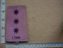 6214 1 Transkei Battalion Captain rank epaulette (Ref. Ranks Transkei)