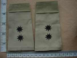 6226 Transkei Army Lieutenant rank epaulettes (Ref. Ranks Transkei)