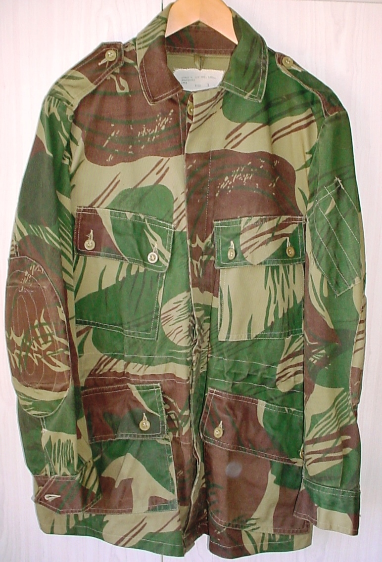 7701 Rhodesian camouflage combat jacket, large size