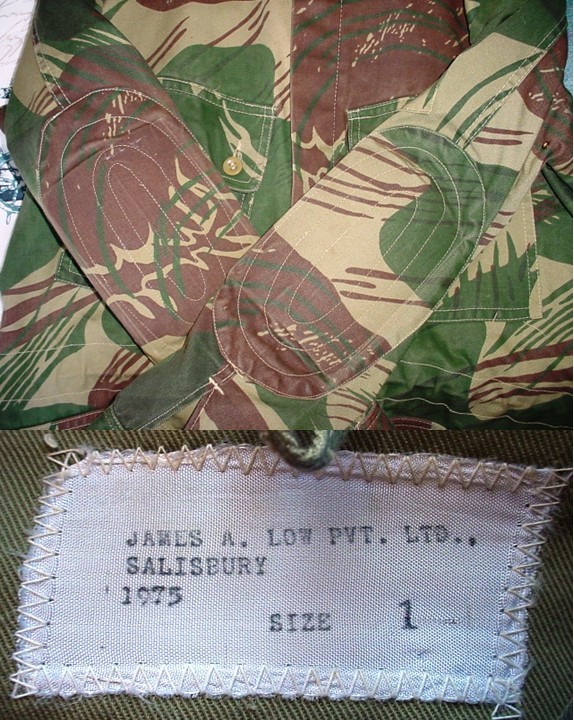 7701 Rhodesian camouflage combat jacket, large size - Image 5