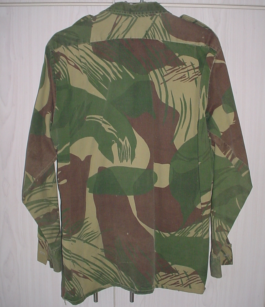 7693 Rhodesian Army camouflage shirt, long sleeves, Size 16 - Image 2
