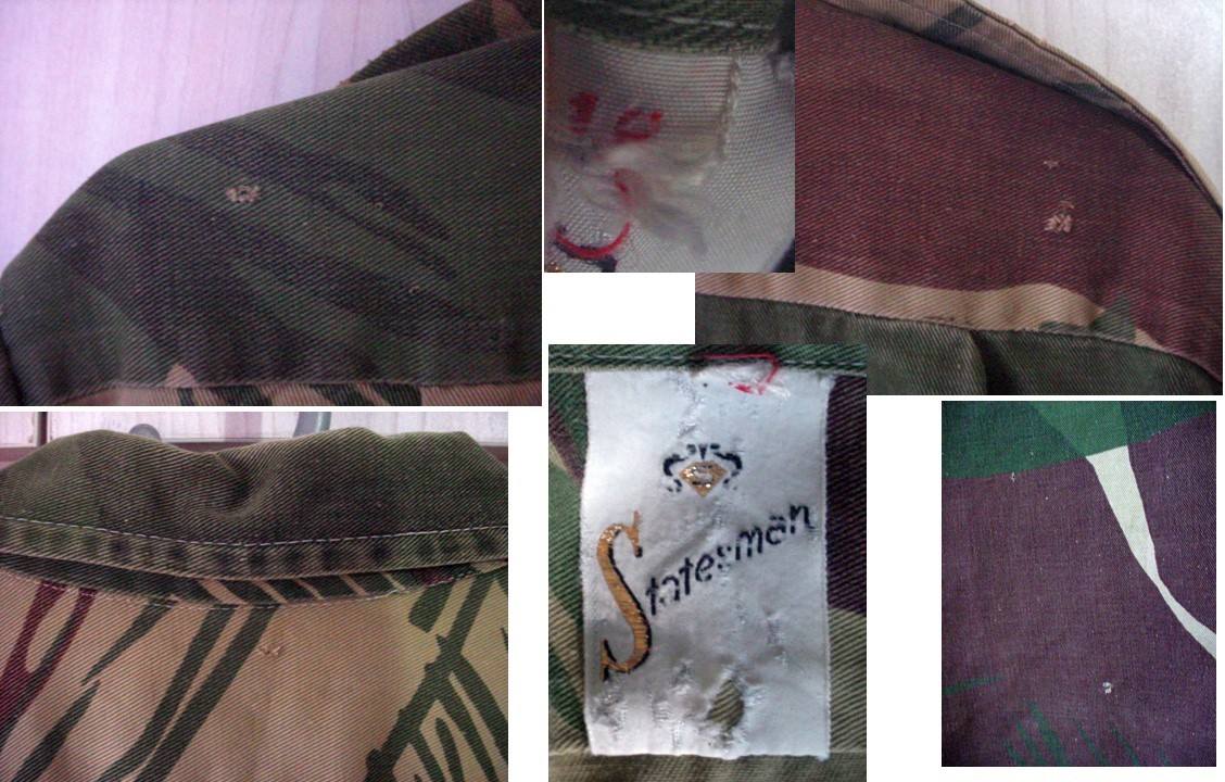 7693 Rhodesian Army camouflage shirt, long sleeves, Size 16 - Image 3