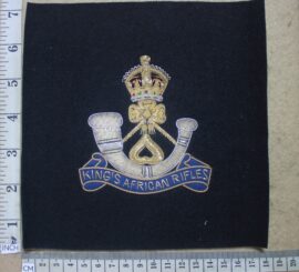 6457 5th Battalion King's African Rifles blazer badge (R cloth)