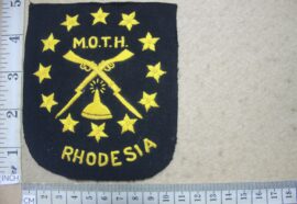 6470 Rhodesian MOTH's blazer badge (R cloth)