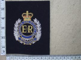 6452 Rhodesia and Nyasaland Corps of Engineers blazer badge (R cloth)