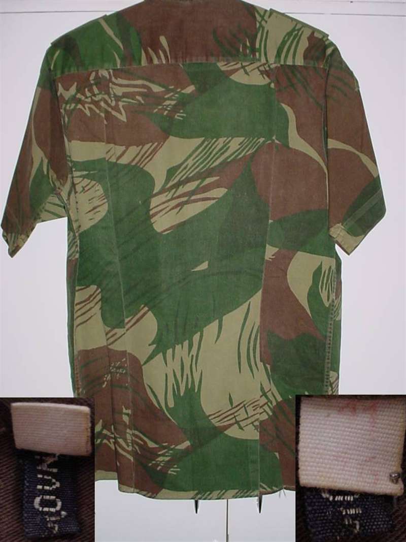 8073 Rhodesian Army General's camouflage shirt with para wings - Image 2