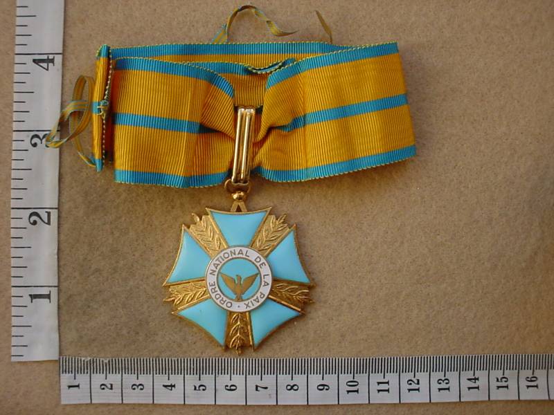 7227 Rwanda Grand Officer Badge of the Order of Peace (Ref. Rwanda)