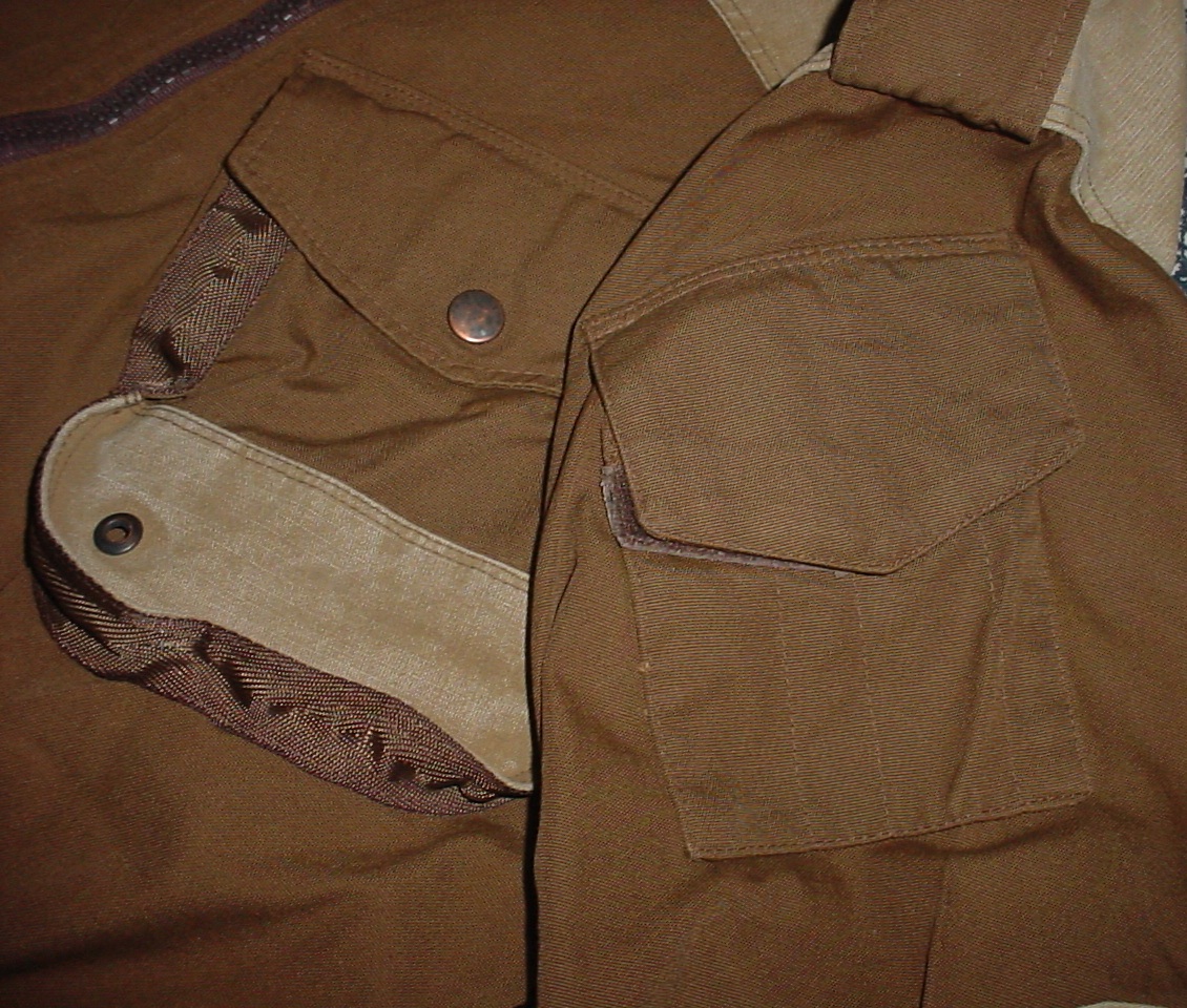8009 South African Paratrooper Nutria Brown jump smock (Slangvel) - Image 3