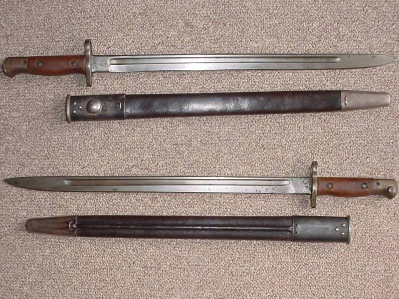 7734 British Sanderson made SA Pattern 1907 bayonet dated October 1918 (Ref. South Africa)