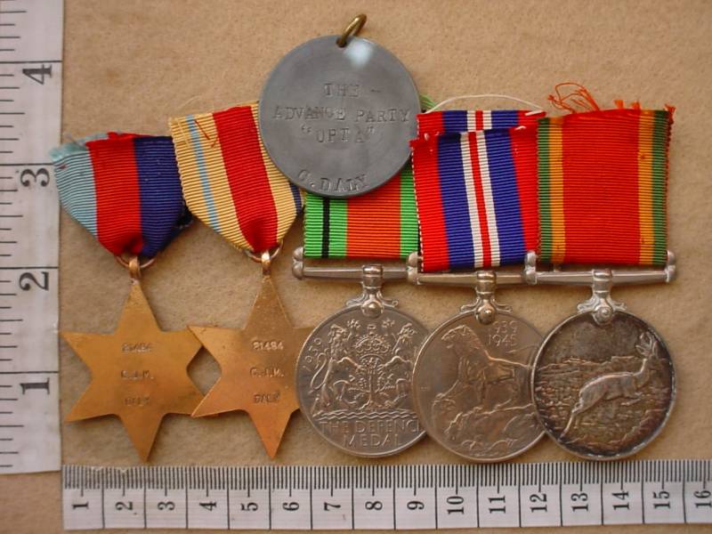 6858 Regiment President Steyn WWII medals group (Ref. SA) - Image 2