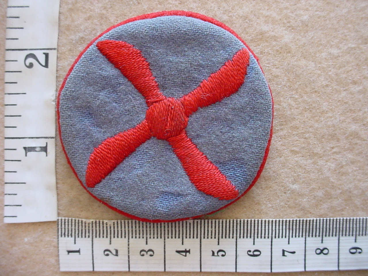3364 South African Air Force Leading Air Mechanic rank badge (SAAF)