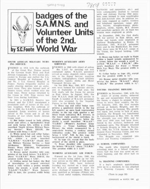 860-1 South African Essential Services Protection Corps arm badge, numbered 710 (CO1452) - Image 3