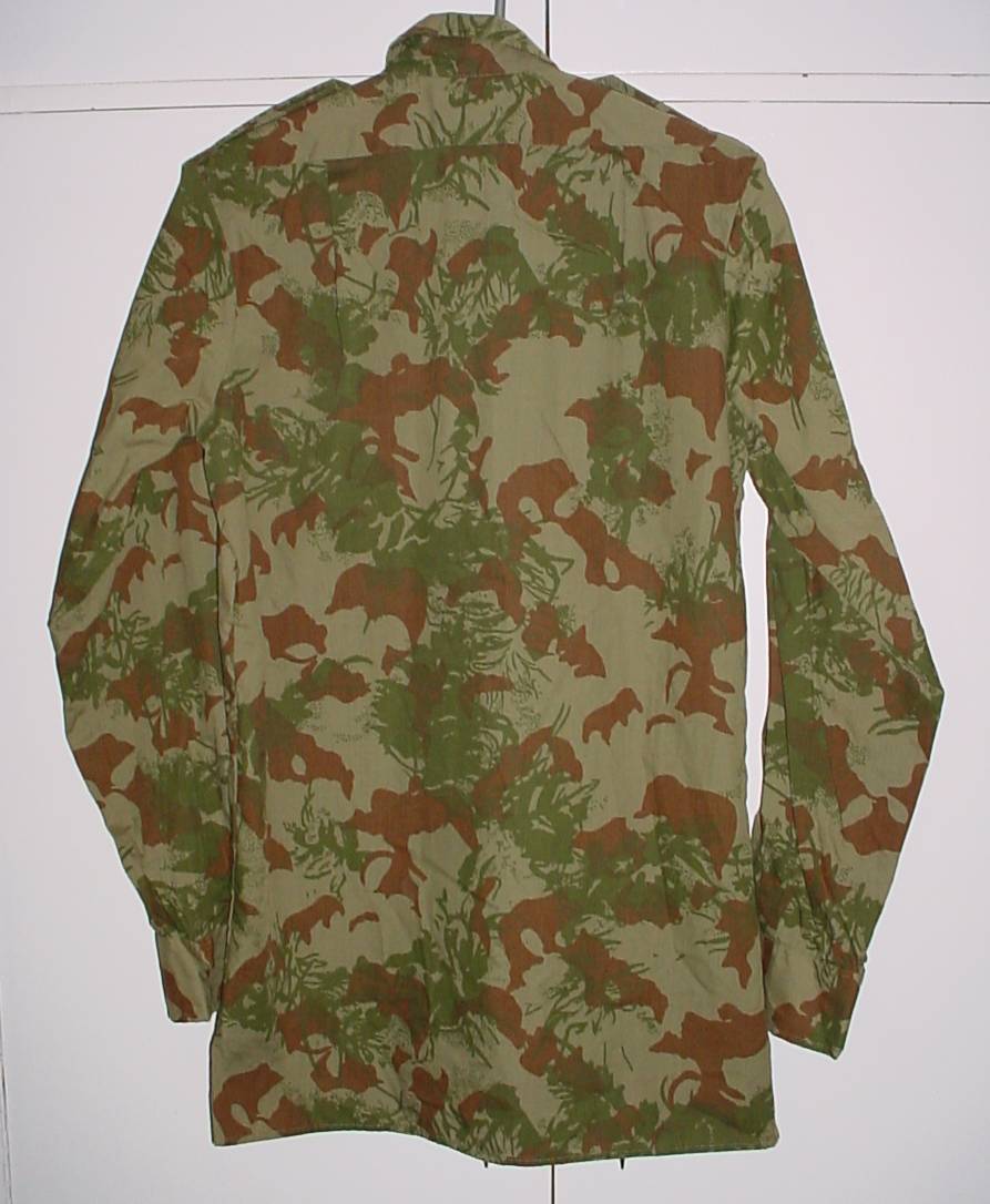 7651 South African Police camouflage shirt, 2nd pattern, long sleeves, Small - Image 2