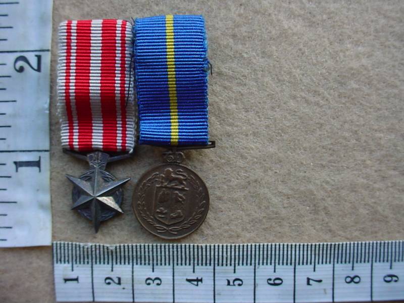 6702 SA Police miniature medals group (Ref. SAP)