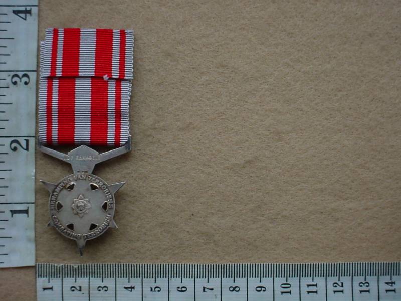 6696 SA Police Medal for Combating Terrorism (Ref. SAP) - Image 2