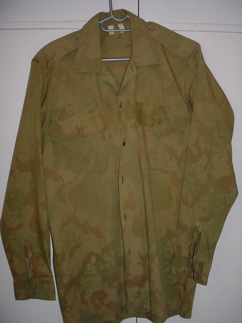 7636 South African Police camouflage shirt, 2nd pattern, long sleeves