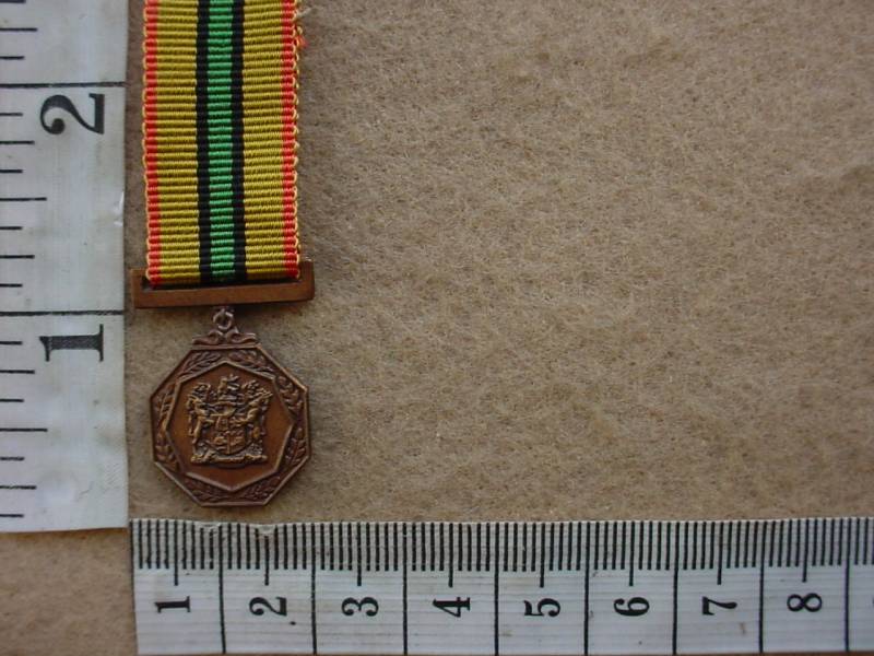 6710 SA Railways Police Medal for Faithful Service miniature (Ref. SAP)
