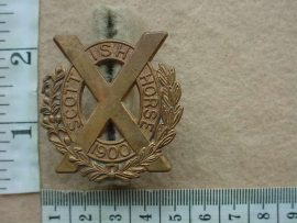 10664 Scottish Horse cap badge (SRB285)