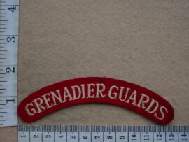 1843 Grenadier Guards shoulder title (ST England)