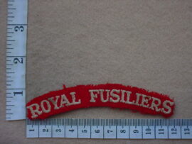 2355 Royal Fusiliers shoulder title (ST England)