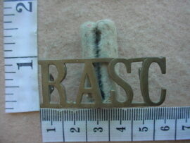 4493 Royal Army Service Corps shoulder title (ST England)
