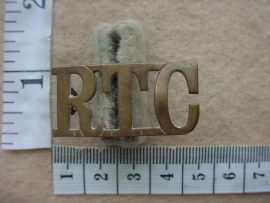 4497 Royal Tank Regiment shoulder title (ST England)