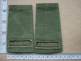 4540 2nd Nova Scotia Highlanders shoulder titles (Ref. ST Canada)