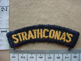 4544 Lord Strathconas Horse shoulder title (Ref. ST Canada)