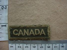 4535 Canadian Army shoulder title (Ref. ST Canada)