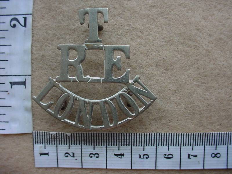4479 Royal Engineers (London Electrical Engineers) Territorial shoulder title, WM (ST England)