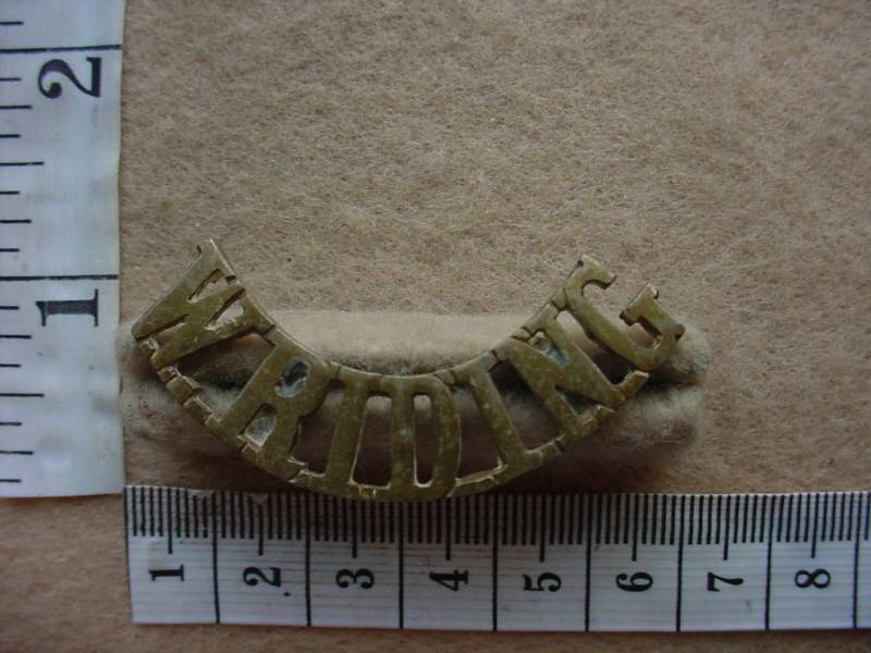 4496 West Riding Regiment shoulder title (Ref. ST England)