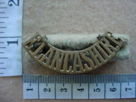 9316 East Lancashire Regiment shoulder title (ST England)