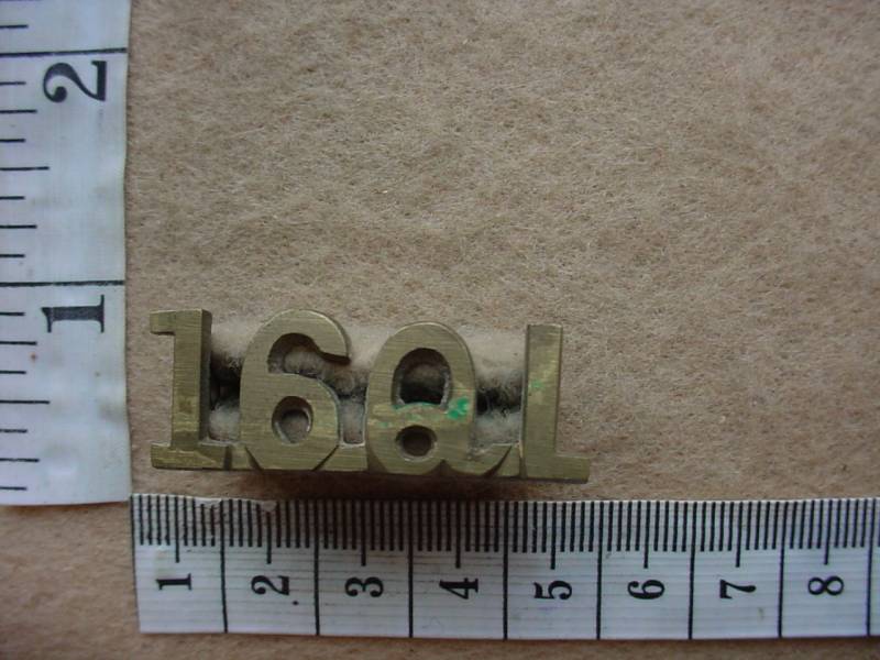 4471 16th Queens Lancers shoulder title (Ref. ST England)