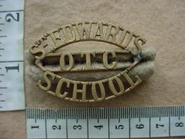 10674 St.Edwards School Officer Training Corps shoulder title (Ref. ST England)
