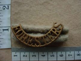 10683 Foresters shoulder title, Officers (Sherwood Foresters) (Ref. ST England)