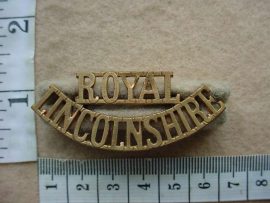 10684 Royal Lincolnshire Regiment shoulder title (Ref. ST England)