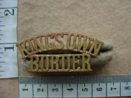 10691 King's Own Border Regiment shoulder title (Ref. ST England)