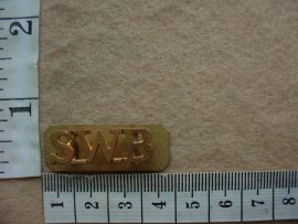 10697 Royal Ulster Rifles shoulder title (Ref. ST England)