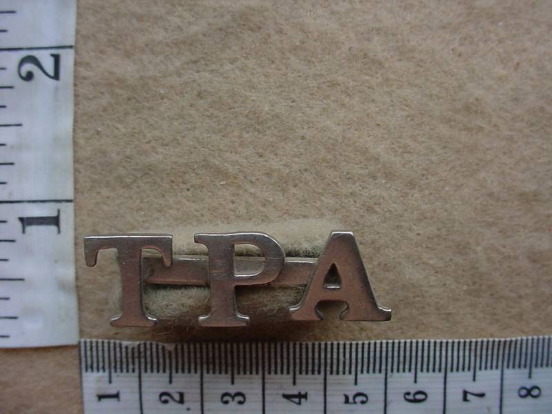 5095 Transvaal Provinical Administration Traffic Police shoulder title (Ref. ST SA)