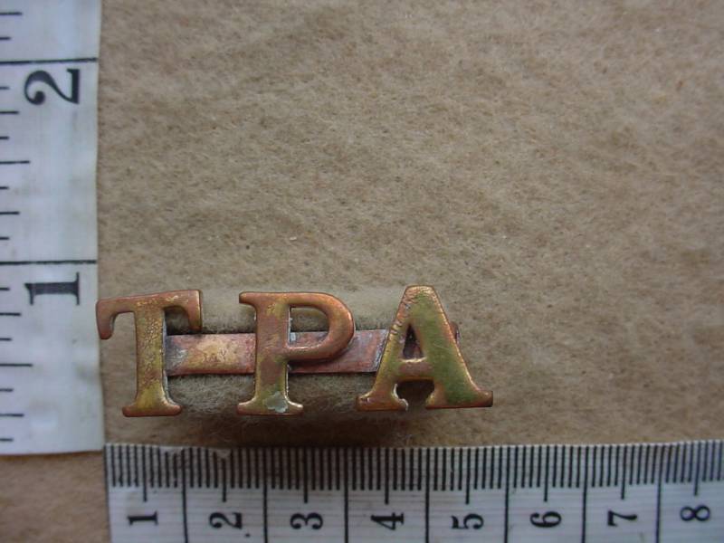 5097 Transvaal Provinical Administration Traffic Police shoulder title (Ref. ST SA)