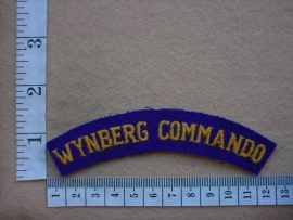 2323 Wynberg Commando shoulder title (ST SA)