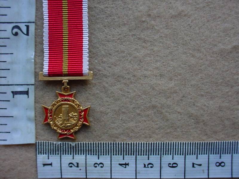 6738 SWA Police Star for Outstanding Service miniature, scarce (SWA Pol)