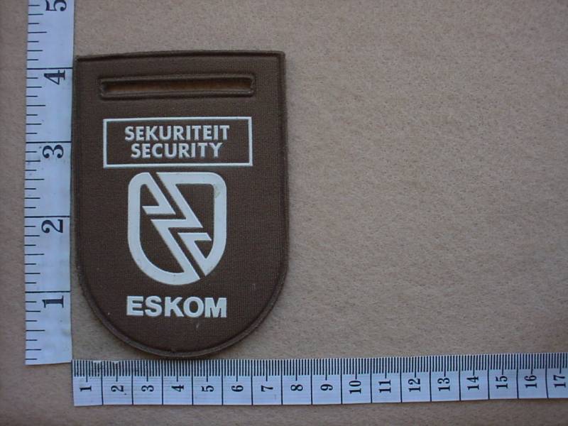 4054 Eskom Electricity Company Security arm flash (Security SA)