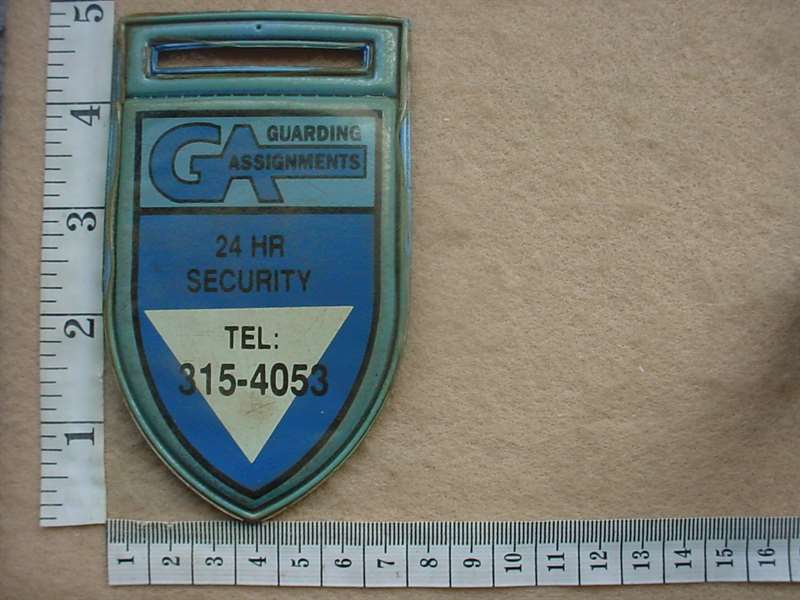 9470 Guarding Assignments Security arm flash (Ref. Security SA)
